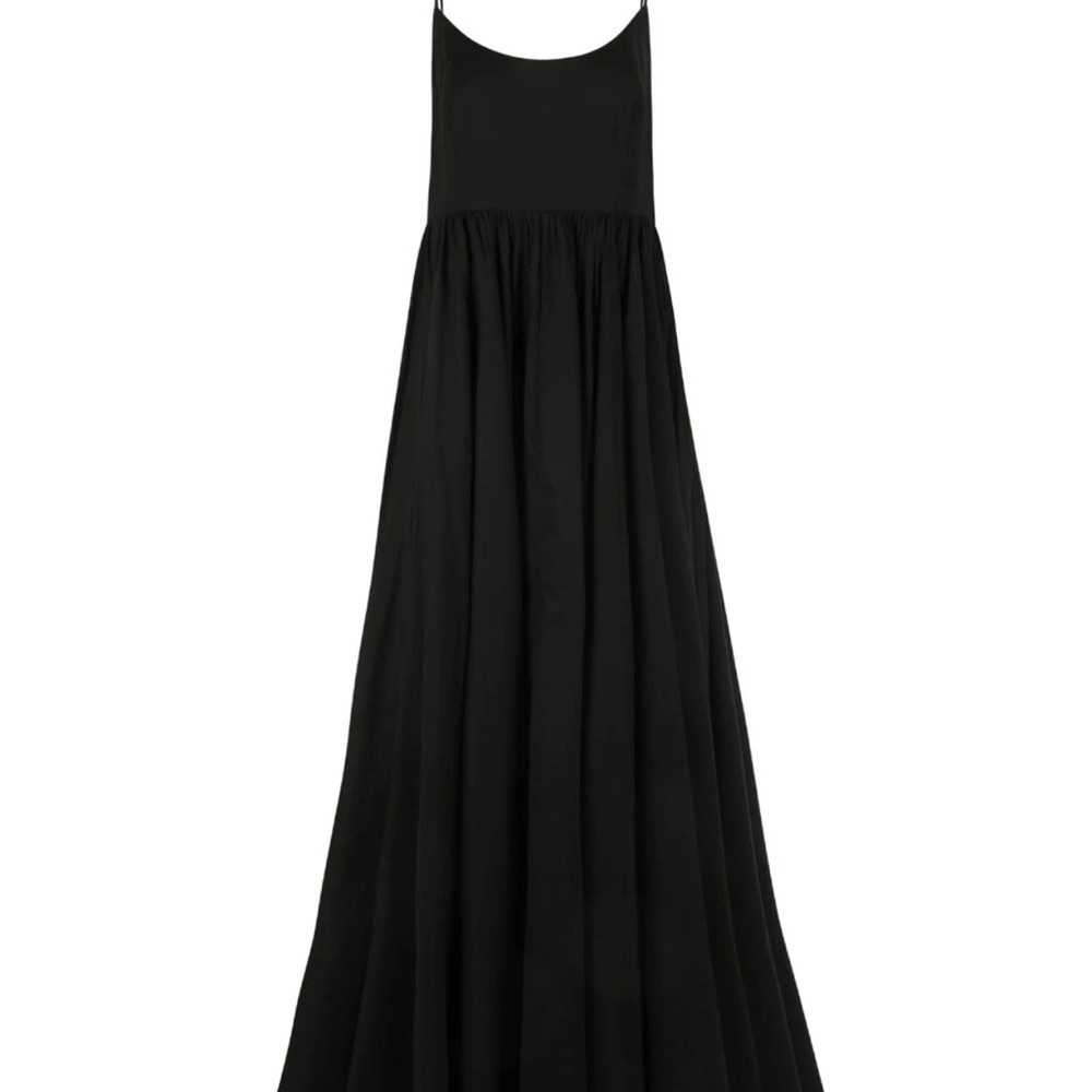 Selkie Caviar Penny Lane Black Maxi Sundress Sleeveless Scoop Neck NWOT - Picture 8 of 13